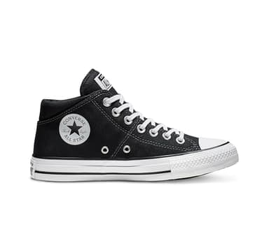 Converse Women's Chuck Taylor All Star Madison Mid Top, Black/Black/White, 10