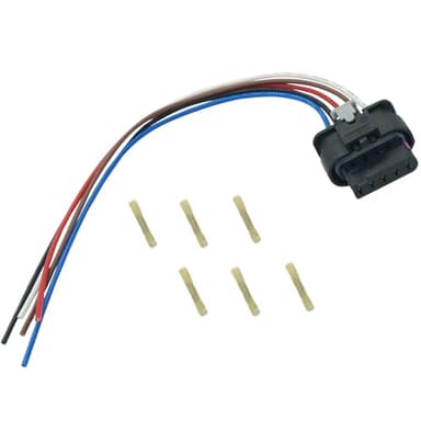 Micarun 5 Pin MAF Mass Air Flow Sensor Wiring Harness Connector Pigtail Plug Fit for VW Tiguan Seat Audi A3 A4 A5 A6 A7 A8 Q3 Q5 2.0L Mini Cooper R56 07-11 Replaced 4F0973705 06J906461D 1-1718806-1