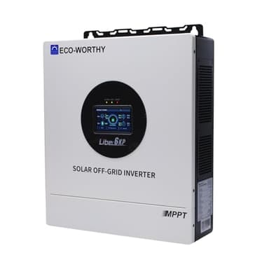 ECO-WORTHY 6KW Solar Off-Grid Split-Phase AIO Inverter, 48Vdc to 240Vac, 9kW@500V PV Input