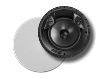 Polk Audio Vanishing Series 80 F/X-LS in-Ceiling Surround Sound Speakers (Pair), 8" Dynamic Balance Driver & (2) 0.75" Ring-Radiator Tweeter, Dual-Port Bandpass Enclosure, Rotating Cam System, Black