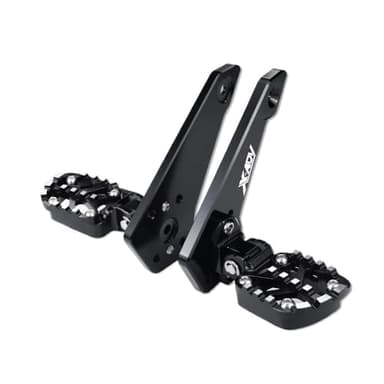 For HO&ND&A X ADV 750 XADV 2021-2025 2024. Stand-up Riding Foot Rest Foldable Footpegs Passenger Pedal(Black -With LOGO)