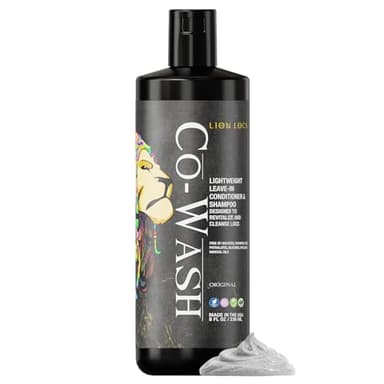 Lion Locs Shampoo and Conditioner for Dreads, Sisterlocks, Locks, & Dreadlocks | Lightweight Vegan Co Wash (8oz)