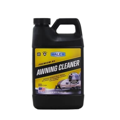Walex RV Awning Cleaner - Safe for Vinyl & Fabric, Dissolves Tough Stains, Mold, Mildew, Dirt, Bird Droppings & More; Extends Awning Lifespan for RVs, Campers, Trailers & Motorhomes, 64 oz