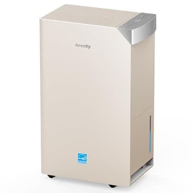 4500 Sq.Ft Energy Star 2025 Dehumidifier,AEOCKY Max 74 Pint/D Smart Compressor Dehumidifier with Drain Hose, Intelligent Humidistat,for Basement,Bedroom,Home,Bathroom