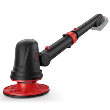 Electric Ice Scraper for Milwaukee 18V Battery, 1300RPM High-Speed Windshield Scraper for Ice and Snow, 45° Head Adjust, Extension Rod, Ice Scraper for Car Window(Battery Not Included) (Red)