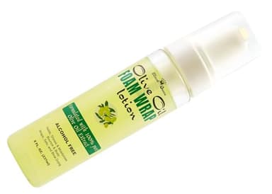 Black Queen Foam Wrap Lotion with Olive Oil – Extra Hold, No Flake, High Shine, Moisturizing & Lightweight Styling Mousse for Braids, Twists & Locs – Made in USA, 8 oz