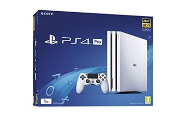 Sony PlayStation 4 Pro 1TB White (PS4) (Renewed)