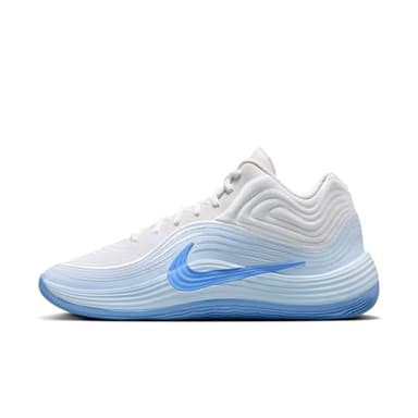 Nike Men's Precision 8 Mid Basketball Shoes, White/Royal Pulse-Hydrogen Blue, 11