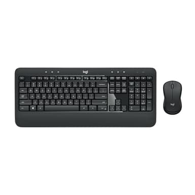 Logitech MK540 Advanced Wireless Keyboard and Mouse Combo for Windows, 2.4 GHz Unifying USB-Receiver, Multimedia Hotkeys, 3-Year Battery Life, for PC, Laptop