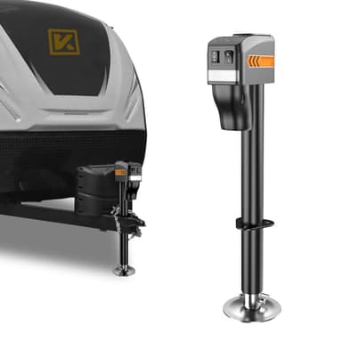 KYX Electric Trailer Jack to 5000LBs, Power Tongue Jack,9.84"-33.85", Waterproof for Travel Trailer, RV,Utility and Yacht,12V DC Hard Wiring