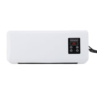Haofy Wall Mounted Heater Cooler Energy Efficient 2 in 1 Climate Control Space Saving AC Heater Combo with Remote Timer for Bedroom, Bathroom, Office (US Plug 110V)