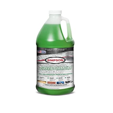 Simpson Cleaning 88283 Cleaner, Concentrated Soap Solution for Pressure Washers and Spray Bottles, Use on Concrete, Vinyl Siding, Appliances, Windows, Cars, Fences, Decks, Green, 1 Gallon