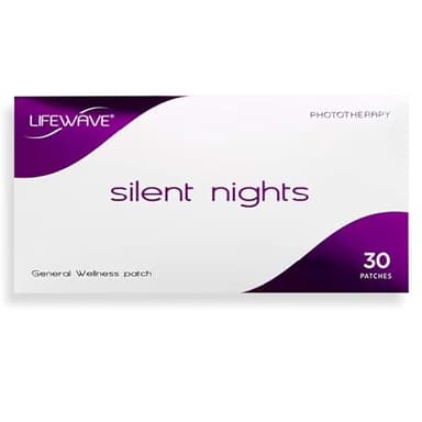 LifeWave Silent Nights Patches - Patented Form of Phototherapy - A Healthy Sleep Enhancer - 30 Patches in Sleeve - No Drugs, or stimulants