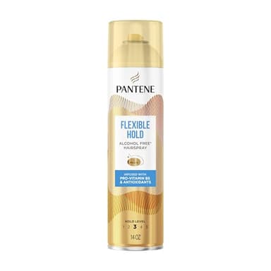 Pantene Alcohol-Free Hairspray Level 3, Flexible Hold, 14 oz