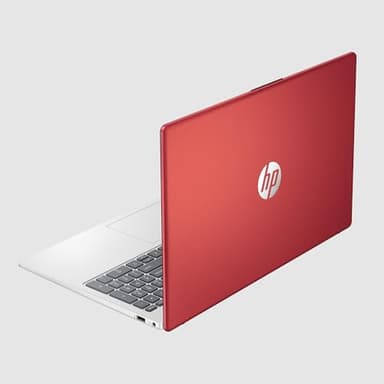 HP 15.6", Laptop Intel Pentium Processor 4GB RAM, 128GB UFS, Scarlet Red, Windows 11, 15-fd0083wm (Renewed)