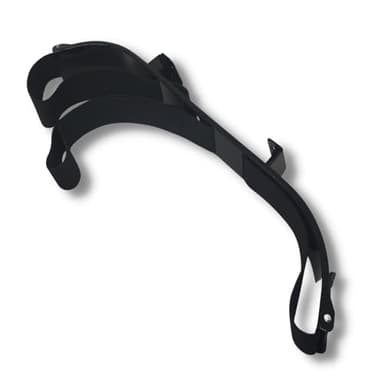 Evolution D5 Ranger & D5 Maverick Golf Bag Holder Bracket Attachment - No Drilling Assembly for 4 Passenger & 6 Passenger Carts - Durable Golf Bag Mount Compatible with Evolution Golf Carts | Black