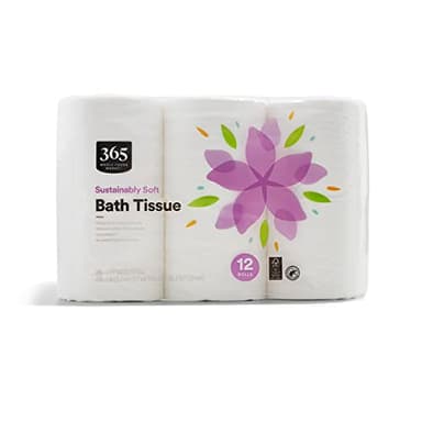 365 by Whole Foods Market, Sustainably Soft Bath Tissue, Hypoallergenic, 286 Sheets per Roll, 12 Count