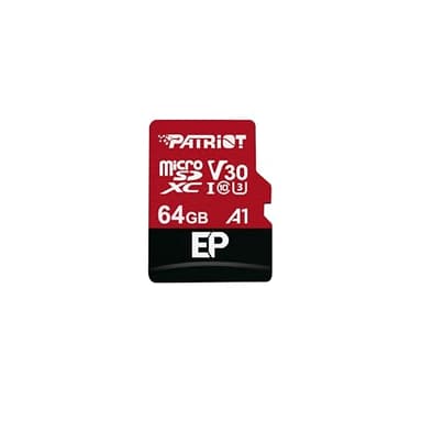 Patriot Memory 64GB A1 / V30 Micro SD Card for Android Phones and Tablets, 4K Video Recording - PEF64GEP31MCX