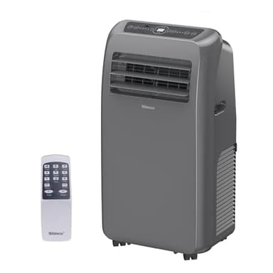 Shinco 10,000 BTU Grey Portable Air Conditioner with Heater up to 400 Sq. Ft, Ac Heater Combo Window Unit, Portable AC Unit with Dehumidifier & Fan, Cools & Heats,Remote Control and Window Kit