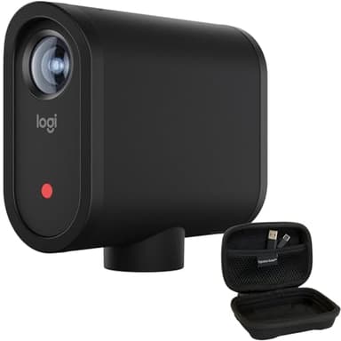 Logitech Mevo Start Wireless Live Streaming Camera For Creators with Signature Series Case | 1080p HD Video with App Control, Stream Via LTE or WiFi, Multi-Cam Compatible, Internal Mics | 1 Pack