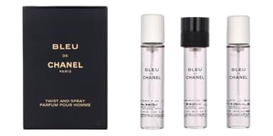 CHANEL Bleu Parfum Twist & Spray 3 Refills x 20ml