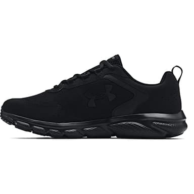 Under Armour Men's Charged Assert 9 Running Shoe, Black (002 Black, 12 US