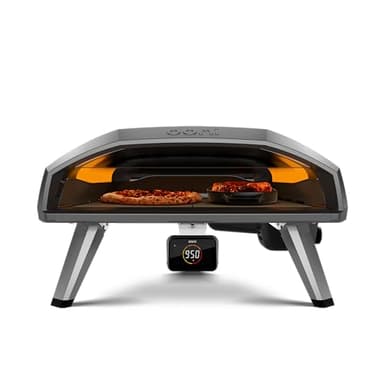 Ooni Koda 2 Pro Gas Pizza Oven – 18" Gas Powered Outdoor Oven with 28 mBar Regulator and Gas Hose, Gas powered Portable Pizza Oven - Black