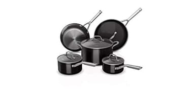 Ninja Foodi Never Stick 9pc Nonstick Cookware Set (9, Black)