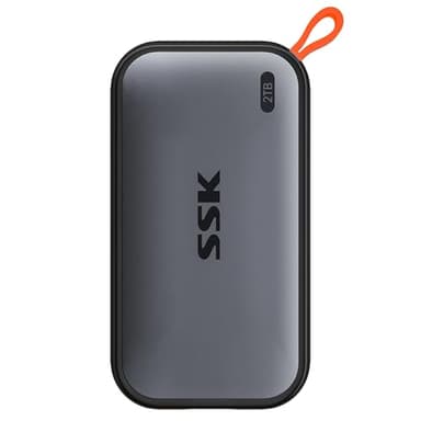 SSK Portable SSD 2TB External Solid State Drives, up to 1050MB/s USB C SSD External Hard Drive USB 3.2 Gen2 for iPhone 15/Pro, Windows, Mac, Android Phones and Tablets