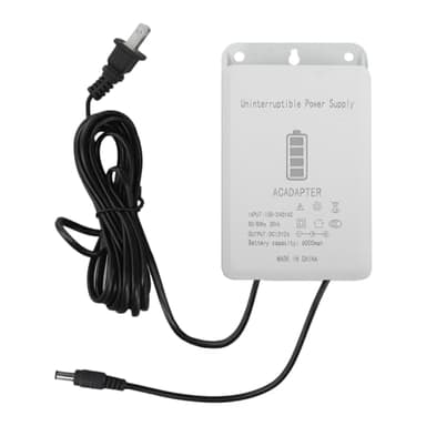 12V-2A Uninterruptible Power Supply for MINI UPS Battery Backup Interface with 6000mAh Capacity for Outdoor Cameras and Security