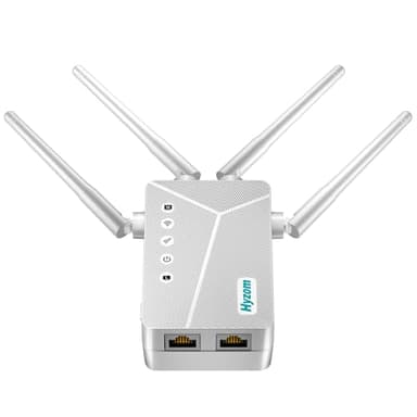 Best WiFi Extender Signal Booster for Whole Home - 13K Sq.Ft Coverage | 100% Faster Internet Extender WiFi Booster, 1-Button Setup Repeater Works with Any Router | Stop Buffering in Every Room