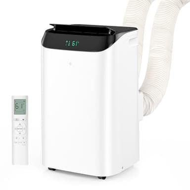 16,000 BTU Inverter Portable Air Conditioner with Remote, Free Stand Cooling Portable AC Unit for Room up to 800 sq.ft, with Dehumidifier & Fan,Dual Hose,Windows Kit,Quiet Sleep Mode(45dB)