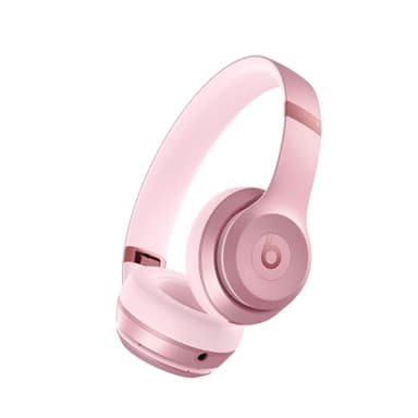 Beats Solo 4 - Wireless On-Ear Bluetooth Headphones, Up to 50-Hour Battery Life, Ultra-Lightweight Comfort, Powerful and Balanced Sound, Apple & Android Compatible - Amazon Exclusive Metallic Pink