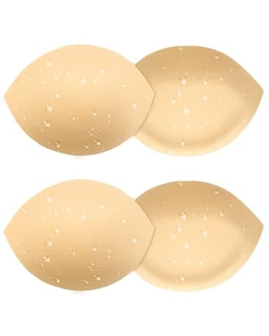 KSang Wateproof Bathing Suit Inserts - 2 Pairs Push Up Swimsuit Bra Pads Inserts Add Cups Size Instantly for Bikini Sports - A/B