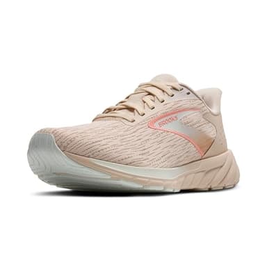 Brooks Women’s Anthem 7 Neutral Running Shoe - Almond/Grey/Desert Flower - 7.5 Medium
