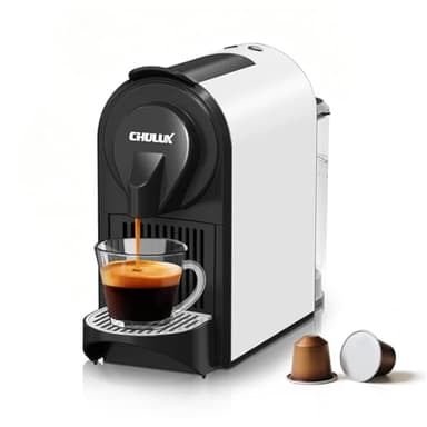 CHULUX Mini Espresso Pod Machine for NS Original Capsule, 20 Bar Single Serve Espresso Coffee Maker, 1400W