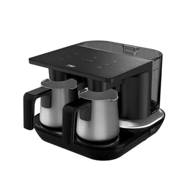 Beko Automatic Turkish Coffee Maker | 6-Cup Turkish Greek Coffee Machine with Anti-Spill Sensor, Fast Brewing, UL Certified, Matte Black, 120V, Induction, Water tank, sensor cook technology