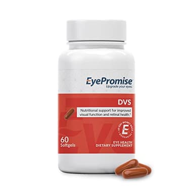 EyePromise DVS Eye Vitamin - 60 Softgels, 30-Day Supply - Eye Supplement with Zeaxanthin and Lutein for Retinal Support & Improved Visual Function