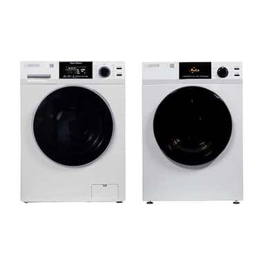 Equator Deluxe Washer & Vented Dryer Laundry Set – 1.9 cu.ft Front Load Washer + 4 cu.ft Sensor Dryer, 110V Side-by-Side Laundry Pair – Efficient Home Washer & Dryer Combo