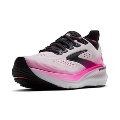 Brooks Women’s Glycerin GTS 23 Supportive Running Shoe - White/Phantom/Cyber Pink - 8.5 Medium
