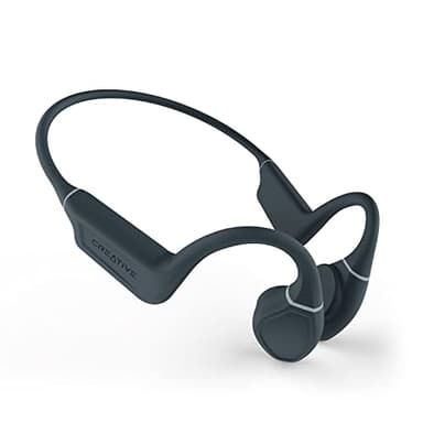 Creative Outlier Free Wireless Bone Conduction Headphones with Bluetooth 5.3, IPX5 Sweat and Water Splash Resistance, Multipoint Connectivity, Up to 10 Hours of Battery Life, Built-in Mic (Renewed)
