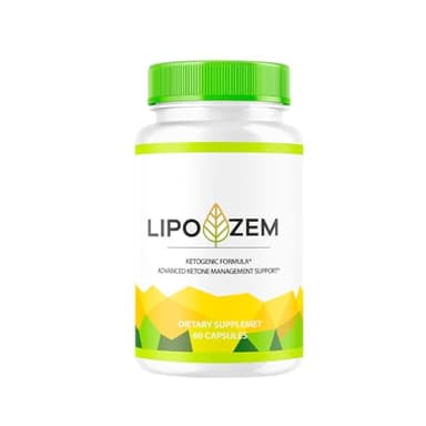 QYGCHUSIN Lipo-zem Natural BHB Supplement with Magnesium and Calcium, Vegan, Non-GMO, Gluten-Free, 60 Capsules (1)