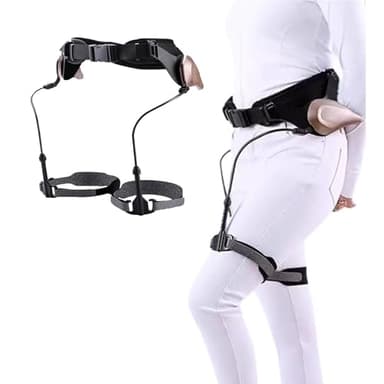 Wearable Exoskeleton Walking Device, Adjustable Waist and Leg Circumference Walking Assistance Devices, Walking Assistance Devices with Weak/Medium/Strong Three-Speed for Climb Steps(Left+Right)