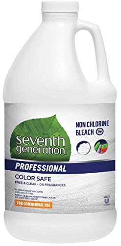 Single Seventh Generation Professional Non Chlorine Bleach, Free and Clear, Unscented, Color-Safe, 64 Fluid Ounce - 1 Each