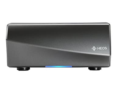 Denon HEOS Link Wireless Pre-Amplifier For Multi-Room Audio - Series 2 (New Version), Amazon Alexa Compatibility, Powered Subwoofer Connection, Black with Silver, 2.91 x 6.14 x 5.83