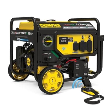 Champion Power Equipment 4375-Watt Wireless Start Dual Fuel RV Ready Portable Generator with CO Shield