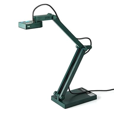 IPEVO V4K Ultra High Definition 8MP USB Document Camera — Mac OS, Windows, Chromebook Compatible for Live Demo, Web Conferencing, Distance Learning, Remote Teaching, Green