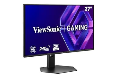 ViewSonic VX2738-2K-OLED 27 Inch 1440p OLED Gaming Monitor with 240Hz, 0.03ms Response Time, AMD FreeSync Premium, Advanced Ergonomics, HDMI and DisplayPort Inputs
