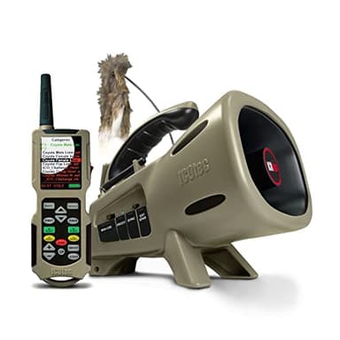 Icotec Outlaw+ Electronic Predator Call - 300 Yard Remote - Perfect for Coyote, Fox and Hog Hunting