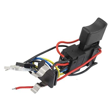 New Lon0167 Black 7.2-24V DC 12A Electric Tool Switch for Cordless Drill(Schwarzer 7,2-24 ν DC 12A Elektrowerkzeugschalter für Akku-Bohrer